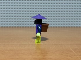 LEGO NINJAGO Ghost Minifigure Pitch With Back Accessory From Set 70734