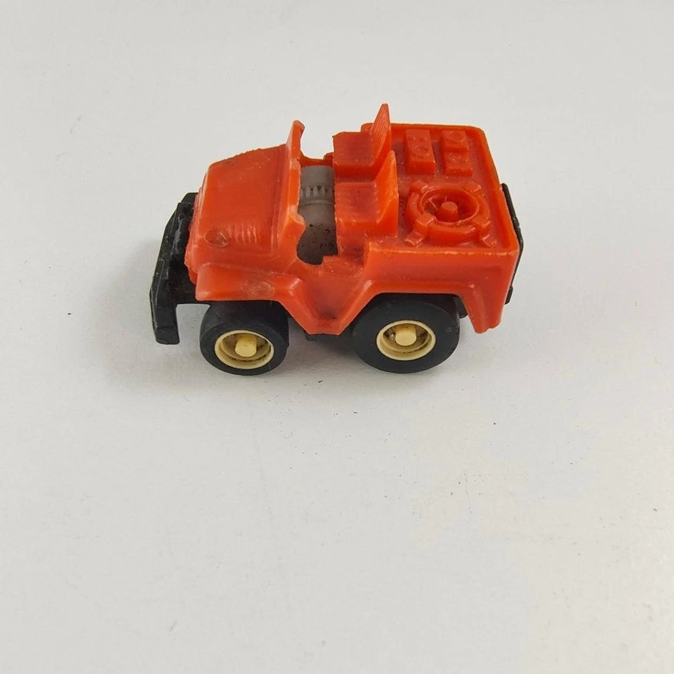 Showa Retro Periodo Choro Q Mini Coche Jeep Naranja Foto 4 de 4