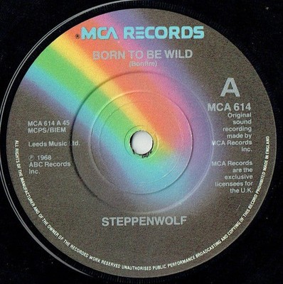 Steppenwolf - Born To Be Wild - Used Vinyl Record 7 - J5783z