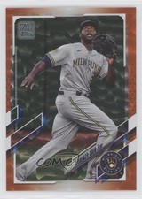 2021 Topps Orange 99/299 Lorenzo Cain #234 h3a