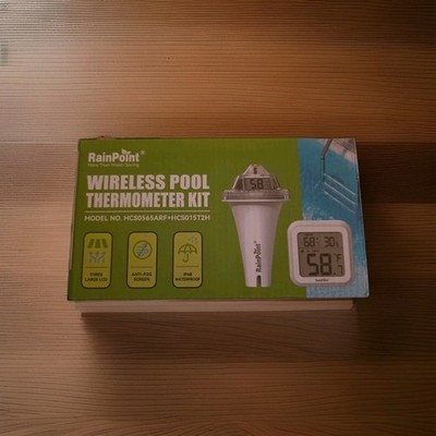 RAINPOINT Wireless Pool Thermometer -Accurate Swimming Pool and Pond Temperature