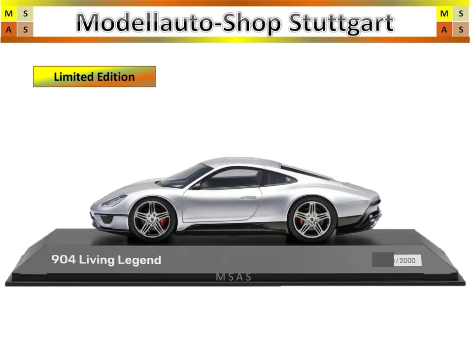 Porsche 904 Living Legend - Argento - Edizione Limitata - Spark 1:43 - - Immagine 2 di 3