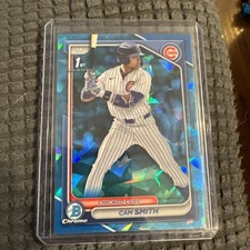 2024 Bowman Draft Chrome #BDC-67 - Cam Smith - 1st Blue Sapphire - Cubs Astros 