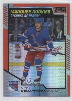 2020 O-Pee-Chee Platinum Marquee Rookies Red Prism Vitali Kravtsov Rookie RC g0y