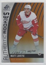 2017 SP Game Used Authentic Rookies Orange Rainbow 82/100 Matt Lorito #166 xp6