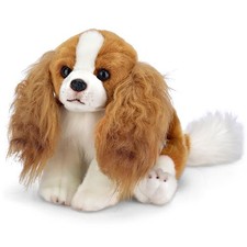 Bearington Dog Stuffed Animal Realistic Dog Plush Cavalier King Charles Sadie Cu