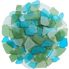 Sea Glass for Crafts - 14oz Frosted Seaglass Pieces - Vase Filler and Aquariu...