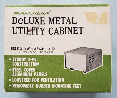 NOS Radio Shack Archer Deluxe Metal Utility Cabinet Model 270-251