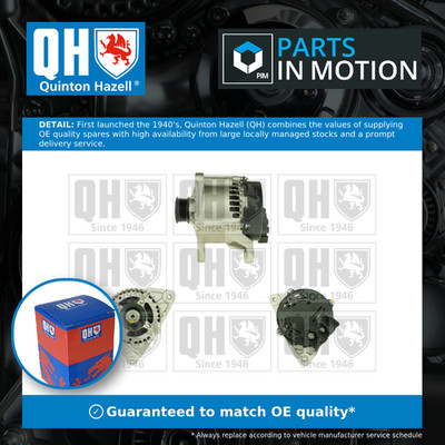 Alternator QRA1801 Quinton Hazell 63341727 GNU2521 YLE101790 Quality Guaranteed