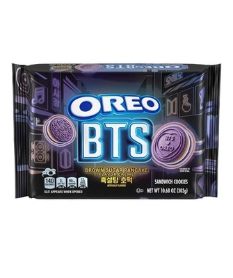 Oreo BTS Brown Sugar Pancake Sandwich Cookies Limited Edition, 10.68 oz IN HAND