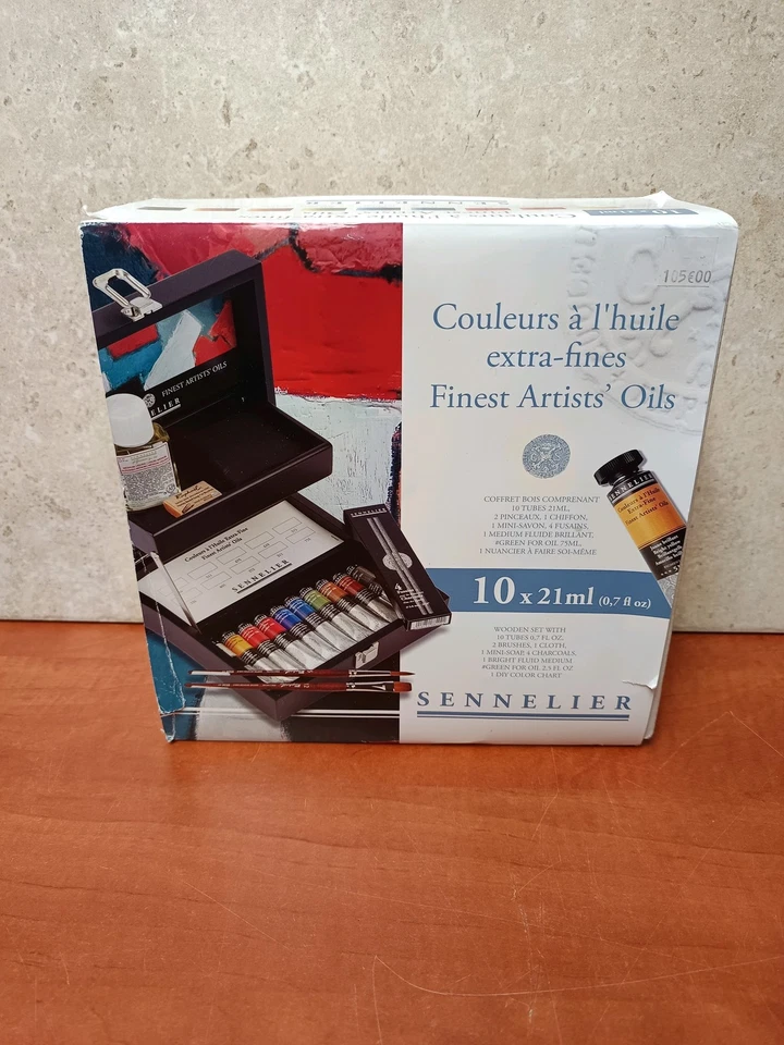 Sennelier Couleurs à l’huile extra‑fines – Coffret bois 10 x 21 ml - Photo 1/1