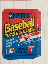 1989 Donruss wax pack wrapper (no cards)- Complete Your Collection
