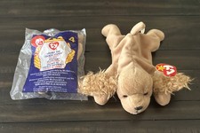 1997 Ty Beanie Baby Spunky The Cocker Spaniel Dog 1999 McDonald  s Teenie Beanie