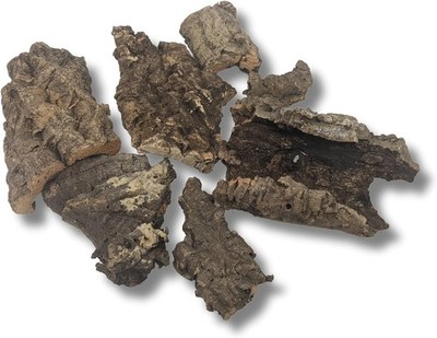 Cork Bark Bits - for Orchids, Airplants, Reptiles, Frogs, Springtails, Isopod...