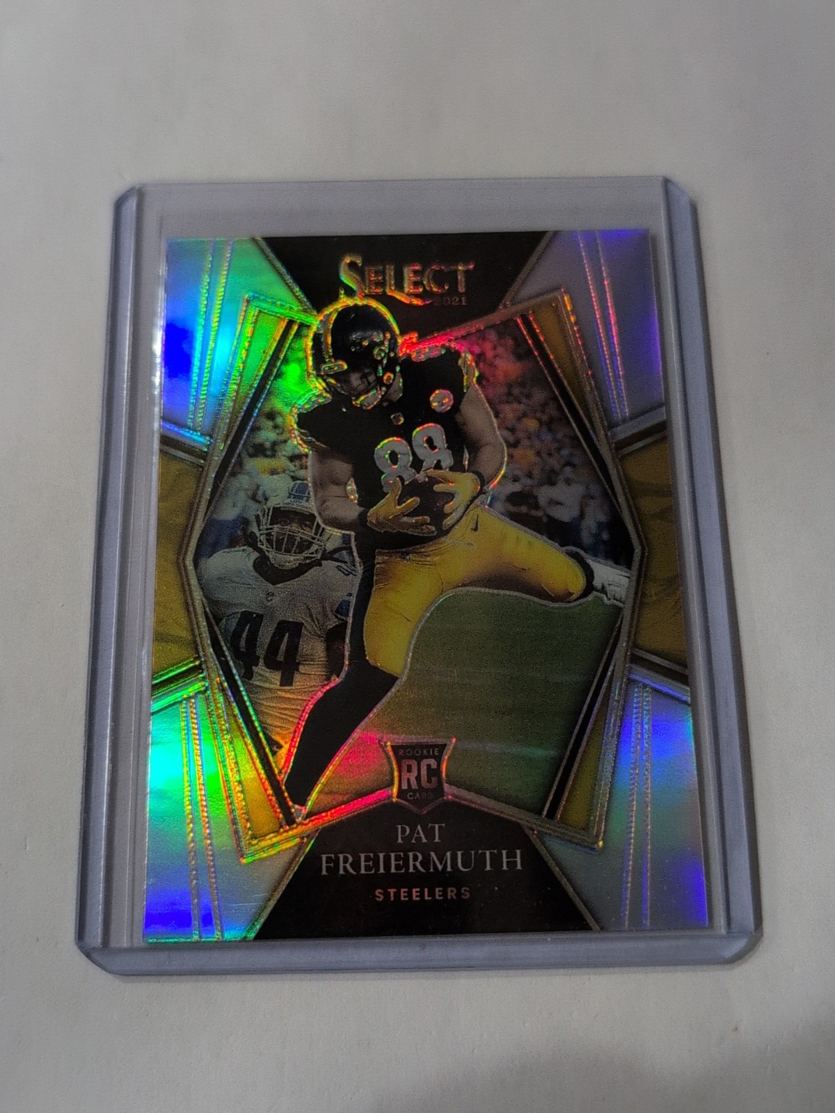 2021 Select Pat Freiermuth Premier Level Rookie Silver Near Mint