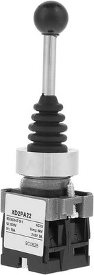 Industrial Joystick Switch, 2 Position Momentary Spring Return, 2NO Contacts