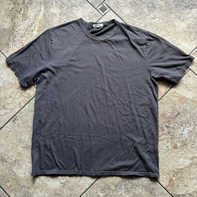 Forty Five Men's Gray Short Sleeve T-Shirts Size Large USA Made Supima Cotton