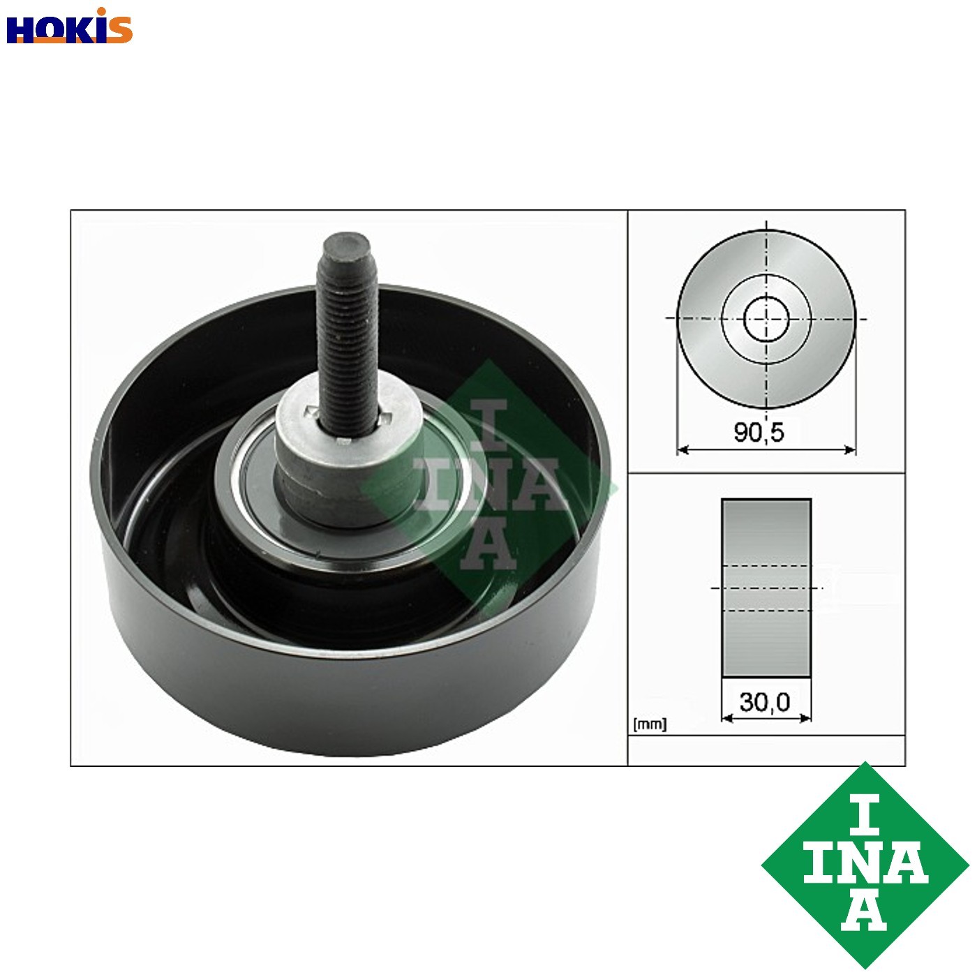 DEFLECTIONGUIDE PULLEY VRIBBED BELT 532 0405 30 FOR FORD TRANSIT/CONNECT 1.8L - Image 26