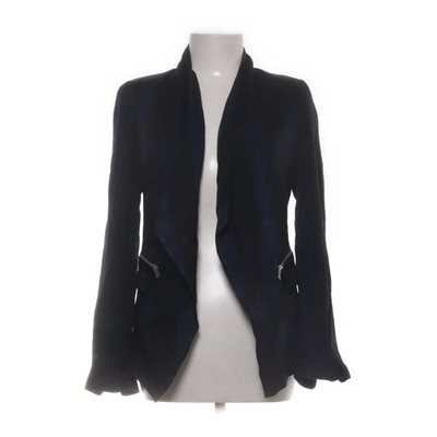 Zara Basic, Blazer, Größe: M, Blau/Schwarz, Damen #wei