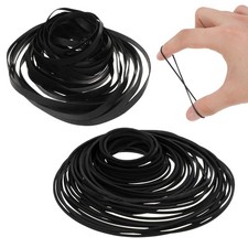 100 Pcs Recorder Rubber Belts Cassette Recorder Repair Maintenance Mix Flat Tape