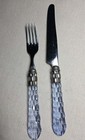 Bugatti By Vietri Aladdin Cristallo Flatware 2 Pcs Acrylic/Stainless Steel Italy