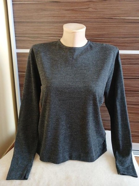 Women Fedeli Sweater Grey Silk Wool 38 / M / 46