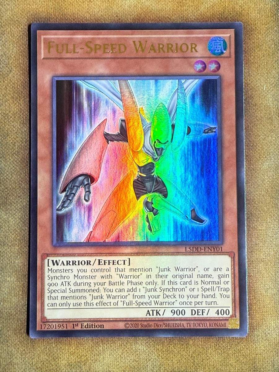speed warrior yugioh card Yu-Gi-Oh! - (5DS2-EN015) - 5Ds Starter Deck 2009-1st Edition player and collector. Dash Warrior Card Profile :