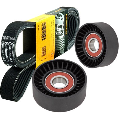 CONTITECH 6PK1685 Keilrippenriemen + Spannerrolle für FORD FIESTA V FUSION 1.3