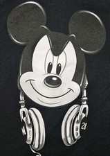 Boys Disney Mickey Mouse Short Sleeve T Shirt Black Large 10/12