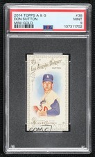 2014 Topps Allen & Ginter's Mini Gold Bordered Don Sutton #38 PSA 9 MINT HOF 8nf