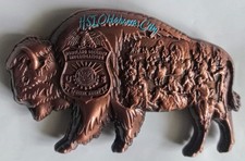 BUFFALO HSI OKLAHOMA CITY CHALLENGE COIN special agent home land bison security
