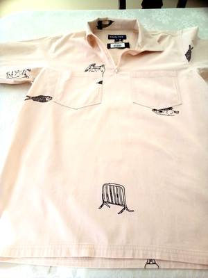 City Life Mechanics Only NY Mens  Pink 100% Cotton Size M New W $120 tag