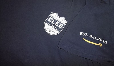 Amazon CLE2 2018 Est. 9.9.2018 Work Shirt 3X | North Randall OH T-Shirt EST #01