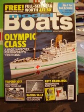 MODEL BOATS MAG APRIL 2018 BRITANNIC MT PRESTWICK PLANS A DRAGON'S TALE