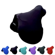 Majestic Ally English Saddle Cover with Adjustable Handle &4-Way Stretch Fabric.