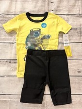 New Carter's Boys Summer Space Astronaut Pajama Set Short sleeve  Shorts Size 6