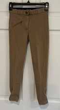 Basics by BasEQ Equestrian Kids Riding Breeches Size 12 Knee Patch Schooling