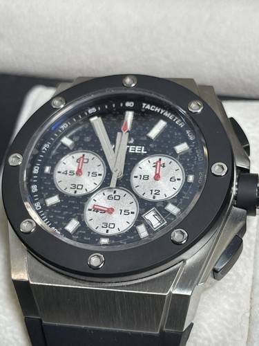 TW Steel CEO Tech Chronograph Steel Black Dial Quartz Mens Watch CE4019 - Picture 2 of 10