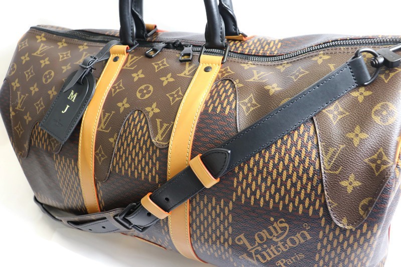 LOUIS VUITTON x NIGO Keepall Bandoulière 50 - Giant Damier Ebene