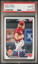 2023 TOPPS #78 SONNY GRAY PSA 10