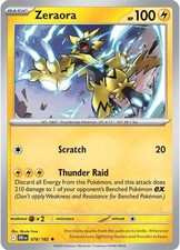 Zeraora Holo Pokemon SV10: Destined Rivals 078/182 NM