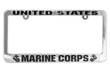 marine corps license plate frame made in usa