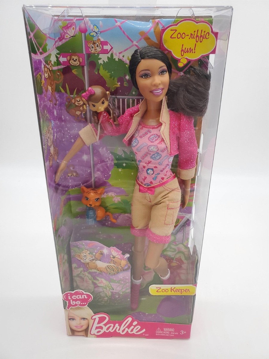 Barbie Zoo Keeper Barbie Doll X9080