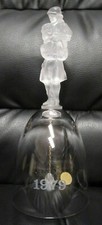 A SEBASTIAN MINIATURE CB-001 Cratchit Tiny Tim 1979 Crystal Bell (Dickens) 6603