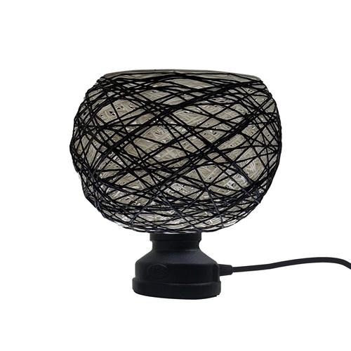 Retro Table Lamp Rattan Wire Industrial LED Light Bulb Bedside Desk Light UK - Picture 3 of 9