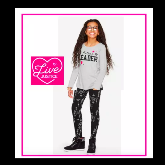 Justice store girls leggings