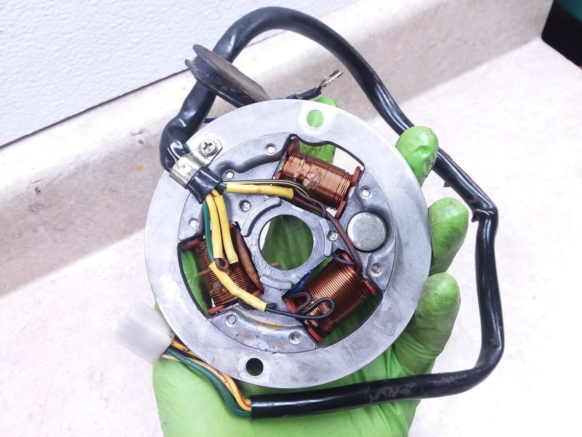 Suzuki 100 TC TC100 Blazer Engine Generator Stator OEM 1973 Suzuki 100 TC TC100 Blazer Engine Generator Stator OEM 1973