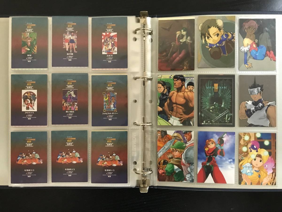 Full complete set ALL CAPCOM WORLD '98 TCG Card BANDAI JAPAN Full complete set ALL CAPCOM WORLD '98 TCG Card BANDAI JAPAN