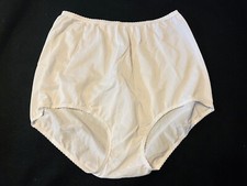 Vtg USA SHADOWLINE Pillow Tab Sheer All Nylon Sissy Panties Sz 6 White