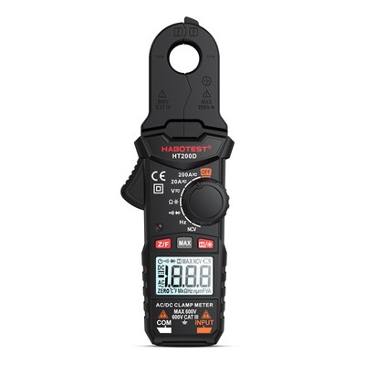 HABOTEST HT200D Digitales Zangenmessgerät, 2000 Zählimpulse, True RMS NCV, I9M8
